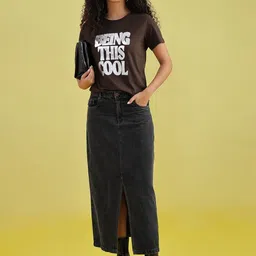 LIMEROAD Women Printed T-shirt image 3