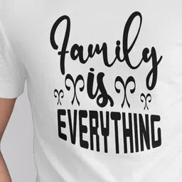 Seekbuylove Men Family Is Everything Printed Bio Finish Regular Fit T-shirt image 3