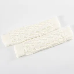 Alexvyan Women Patterned Acrylic Fingerless Gloves-image-29