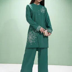 Vishudh Embroidered Tunic & Palazzo Co-Ord Set-picture-21