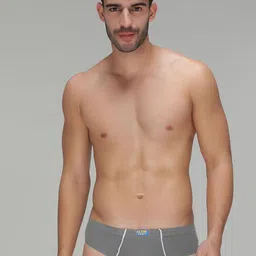 amul comfy AMUL COMFYMen Pack Of 2 Pure Cotton Mid-Rise Basic Briefs AC-CBRIIE-LB-SG-3XL-2PC image 5