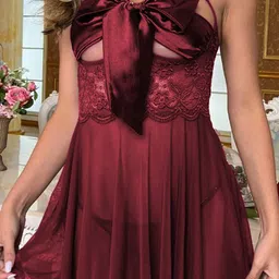 VAGHBHATT Net Baby Doll image 4