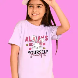 NUSYL Girls Graphic Printed Oversized T-shirt-image-66