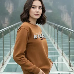 Moda Rapido Women Printed Sweatshirt image 4