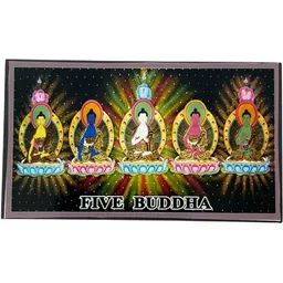 numeroastro Yellow & Pink Buddha Printed Fridge Magnet-picture-41