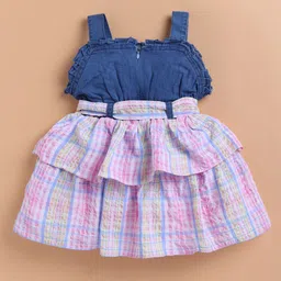 LACKii DOLL Checked Fit & Flare Dress image 4