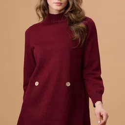 Gipsy Women Turtle NeckLong Sleeves Pullover-picture-12
