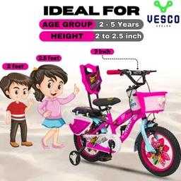 vesco Girls Kid Cycle Street 14 T (inch) BMX Cycle image 2