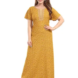 TRUNDZ Floral Printed Maxi Nightdress-picture-19