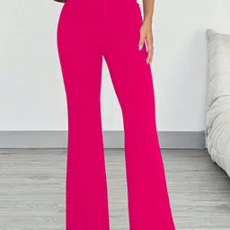 BAESD Women Relaxed Straight Leg High-Rise Trousers-picture-14