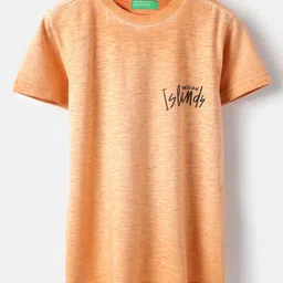 United Colors of Benetton Boys Graphic Printed Round Neck Regular Fit T-shirt-picture-42