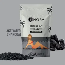 ENORA Set Of 2 Brazilian Wax- 100 g Each- White Chocolate & Activated Charcoal image 4