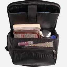 alt by zouk ZOUK Unisex Brand Logo Ergonomic Strap Olina Daypack - Jet Black Backpack image 5