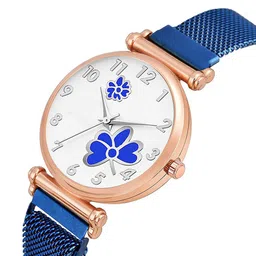 CSAMON Women Round Dial & Bracelet Style Straps Analogue Watch Csamon_34_Blue 315 image 2