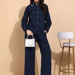 SAFFE Shirt Collar Shirt & Trousers Co-Ords image 4