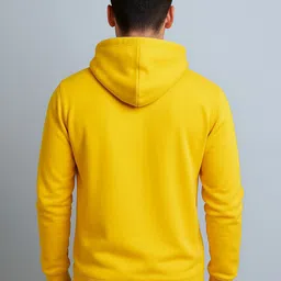 Try This Men Solid Hooded Long Sleeves Pullover Sweatshirt image 4