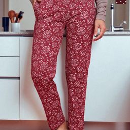 ETC Pack Of 2 Printed Pure Cotton Relaxed Fit Mid-Rise Lounge Pants-picture-42