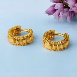 SHREE KRISHNA SHOPPING Gold-Plated Brass Earrings image 1