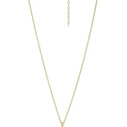 AGARWALPRODUCT Gold-Plated Cubic Zirconia Studded Pendant With Chain image 5