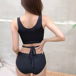 feuty V-Neck Swim Bikini Set image 3