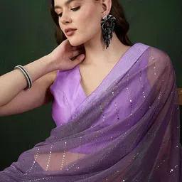 Sangria Mysore Silk Embellished Saree With Blouse Piece-picture-23