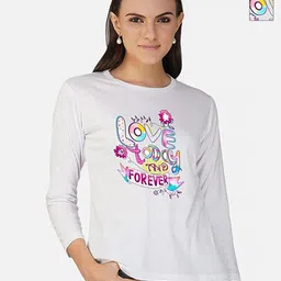 Metronaut Women 2 Printed Bio Finish T-shirt-image-37