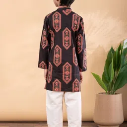 Readiprint Boys Ethnic Motifs Printed Regular Pure Cotton Kurta with Pyjamas image 2
