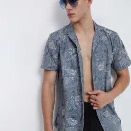 SHOWOFFFF Men Comfort Printed Casual Shirt image 5