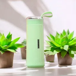 hespa Glass Liner Hydration Bottle | BPA Free & Leakproof for Everyday Use 400 ml Water Bottle-picture-16