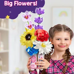 Smartivity Poke 'n' Create Kids BPA Free Motor Skills Flower Making Kit image 5