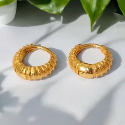 SHREE KRISHNA SHOPPING Gold-Plated Brass Earrings-picture-35