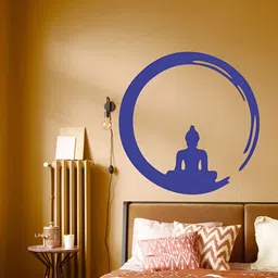 Decor Villa Blue Blue Budha Wall Sticker-image-45