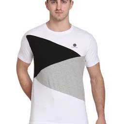 FARICON Men Colourblocked T-shirt-picture-23