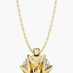 VALANOVA BIS Hallmark 14K Gold Diamond Studded Pendant - 0.65 g image 4
