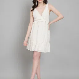 Amagyaa Ruffled Fit & Flare Dress-picture-32