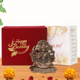 INTERNATIONAL GIFT Brown Panchmukhi Religious Idol Showpiece-image-54