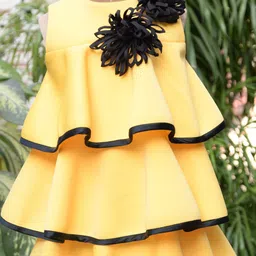 TOPLOVE Girls Sleeveless Layered Peplum Dress image 3