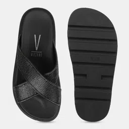 Vizzano Women Textured Party Open Toe Flats image 5