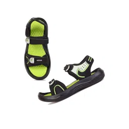 DRACKFOOT Boys Green Synthetic Slip-On Comfort Sandals image 3