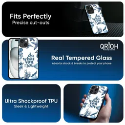 QRIOH Conversational Printed iPhone 17 Pro Back Case Mobile Accessories image 2
