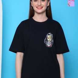 Dreambe Women Typography 2 Printed Applique T-shirt-picture-28