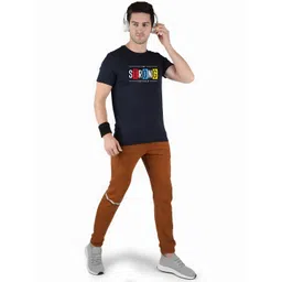 SZN Typography Printed Round Neck T-shirt image 4