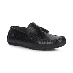 Lee Cooper Men Textured Round Toe Tassels Slip-On Everyday Casual Loafers Shoe-image-8