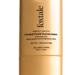FoxTale Perfect Match Tinted Fluid SPF 50 + Sunscreen - 50 ml - Caramel image 2