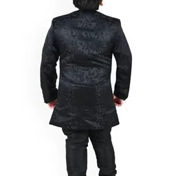 BAESD Boys Woven Design Sherwani Set image 4