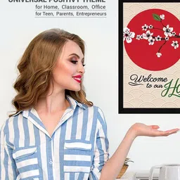 Chaka Chaundh Multicoloured Synthetic Wood Wall Art image 4