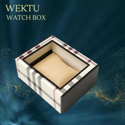 wektu Luxury Watch & Jewelry Storage Box/Multipurpose Use/WhiteAndChek/87 Watch Box-picture-20