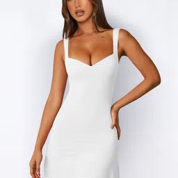 HERE&NOW Women Woven Bodycon Mini Dress-picture-10