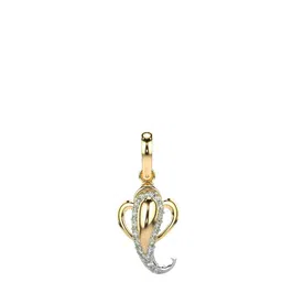 VALANOVA Women 14K Gold Pendant With Certified Lab Grown Diamond 0.16cts-picture-33