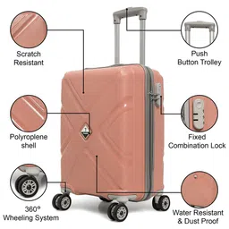 Trumpkin Unisex Hard Sided Trolley Suitcase image 3